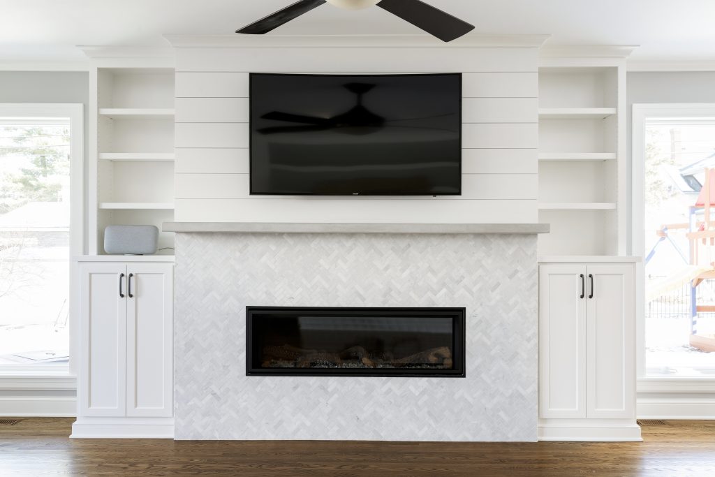 Lecy Bros. Remodel - Remodelers Showcase Fireplace